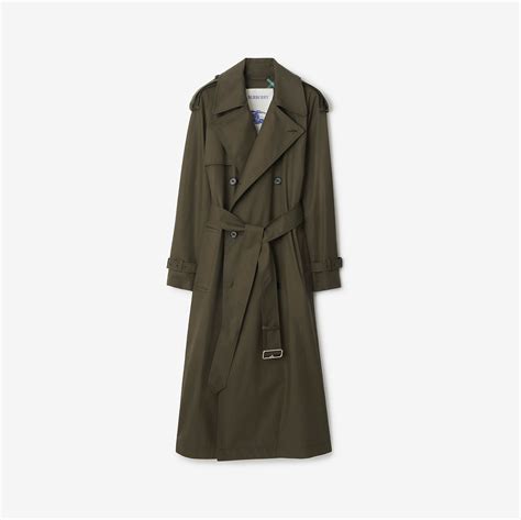 burberry crambeck long double-breasted trench coat|Long Gabardine Castleford Trench Coat in Otter .